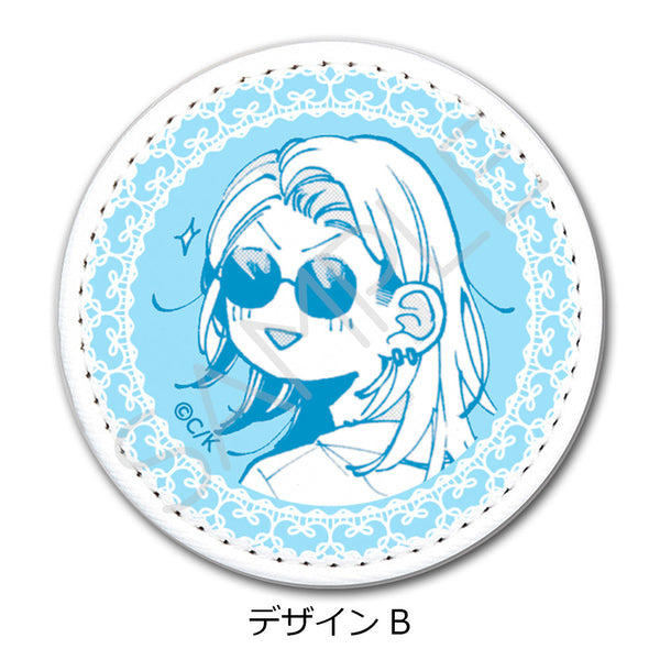 『恋せよまやかし天使ども』レザーバッジ(丸形) デザインB